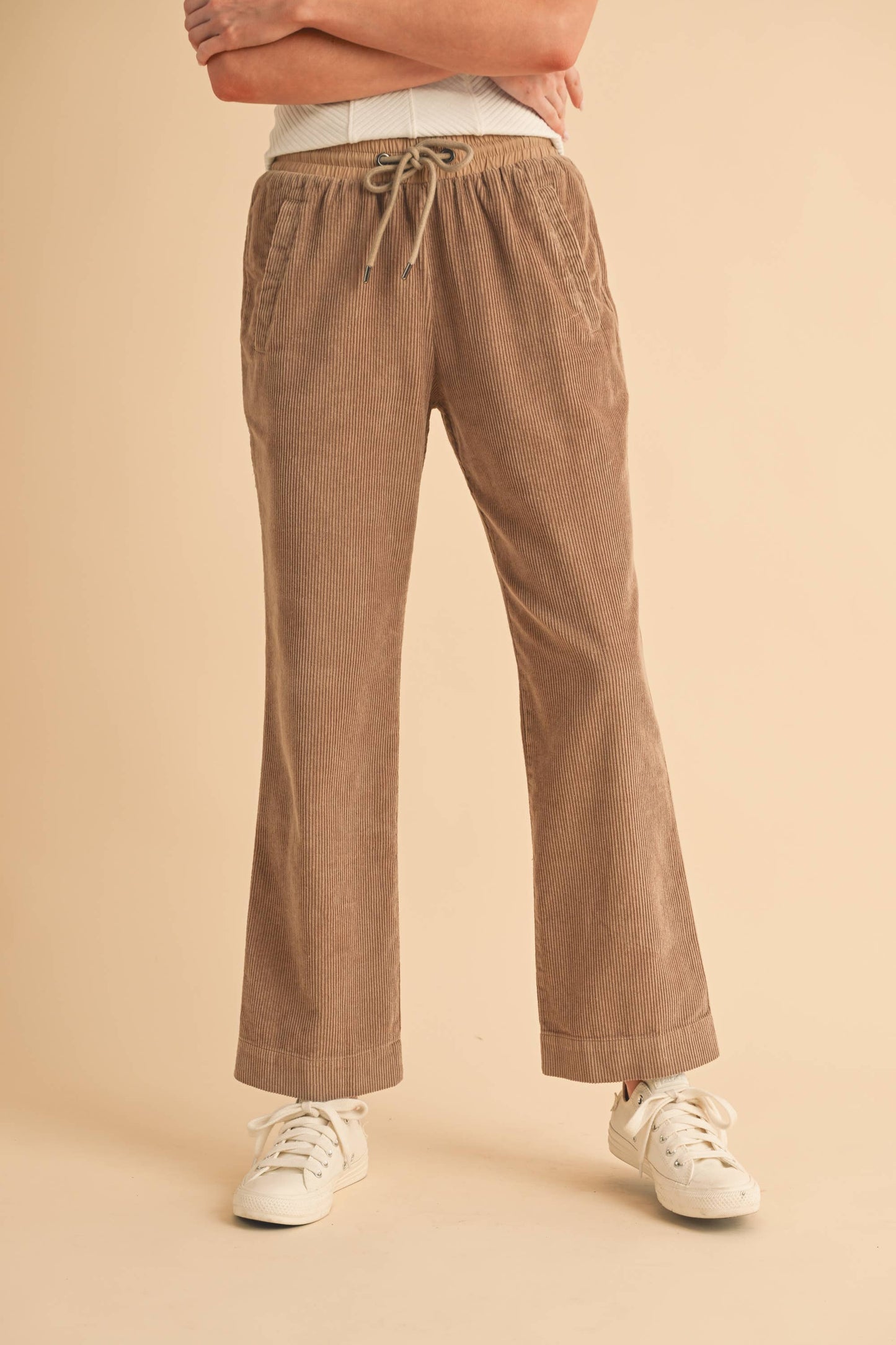 Corduroy Drawstring Pants