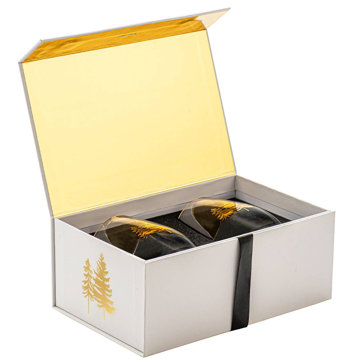 Trees Stemless Wine Glasses