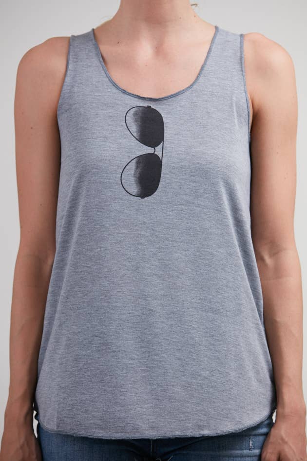 Sunglass Tank Top Grey
