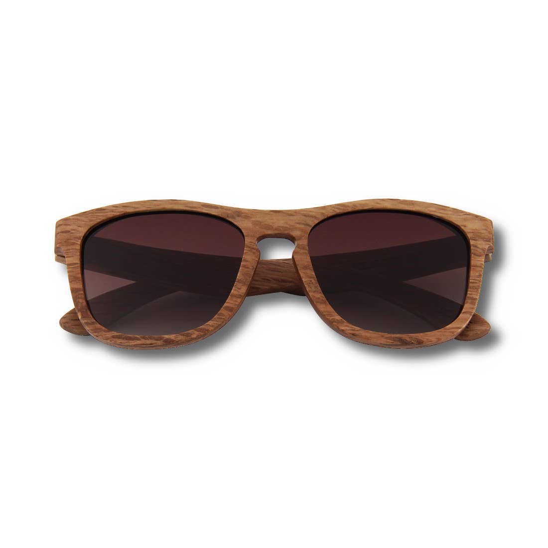 Real Zebra All Wood Jacks Sunglasses by WUDN