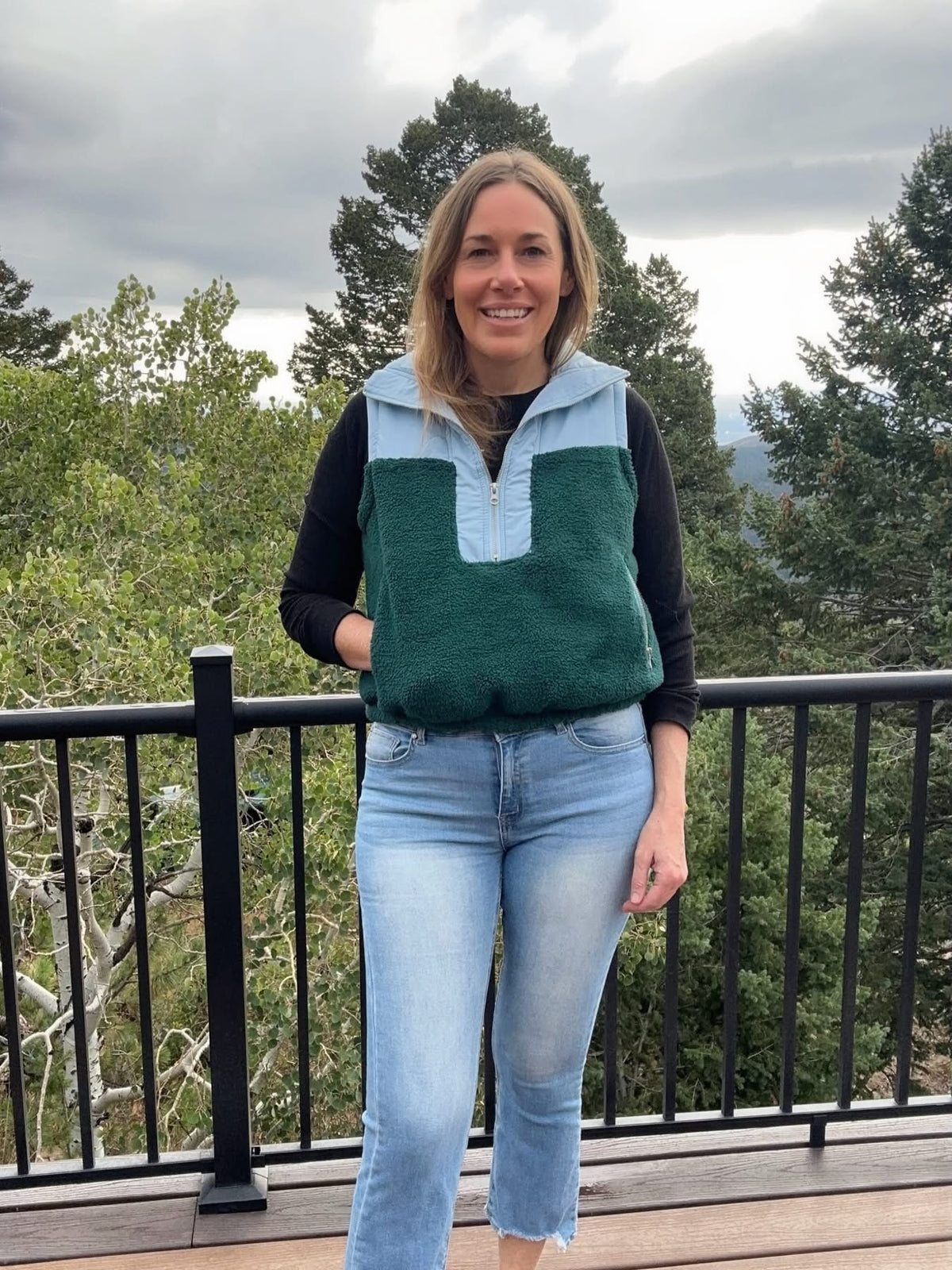 Retro Ridgeline Pullover Vest