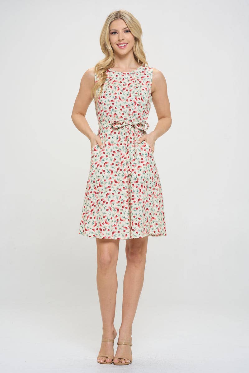 Cherry Print Dress