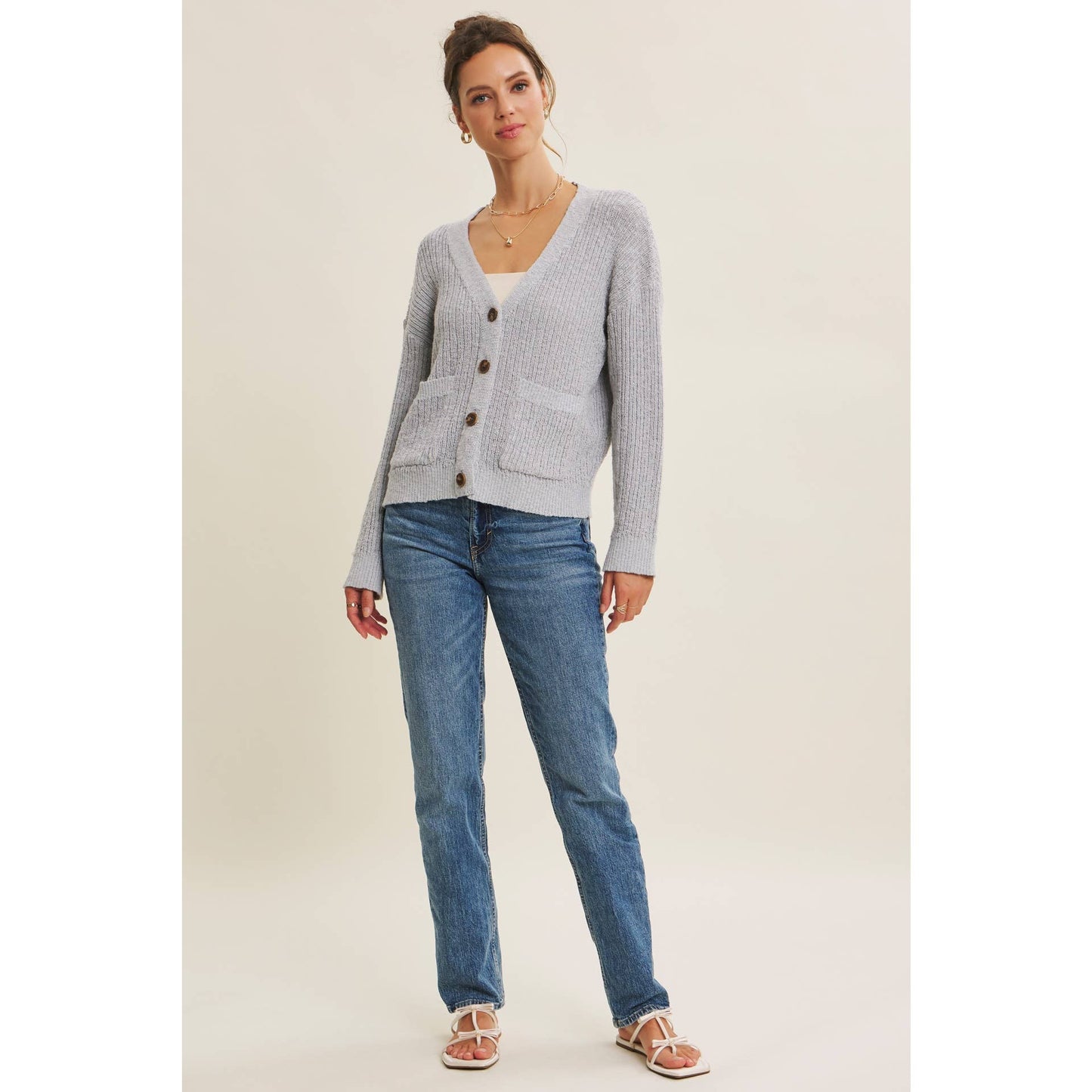 Relaxed Sweater Cardigan