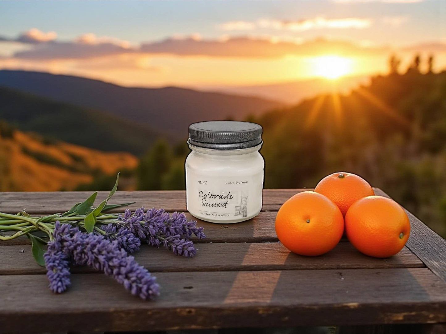 Colorado Sunset Soy Candle