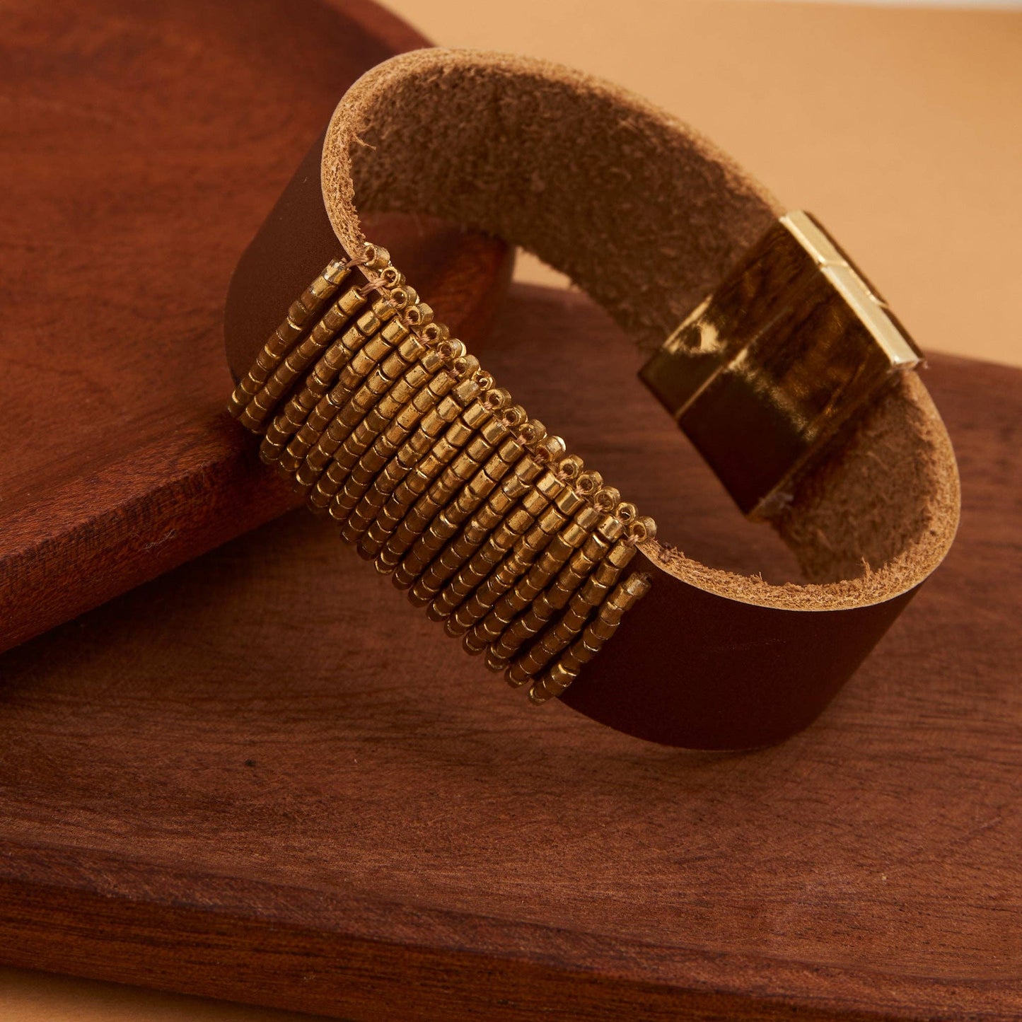 Magnetic Gold Beads Bracelet