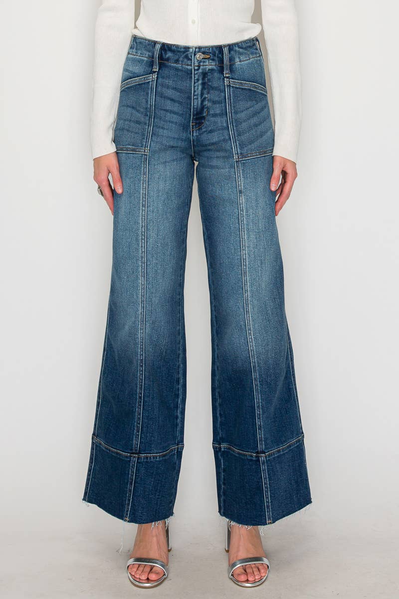 Seamed High Rise Jeans