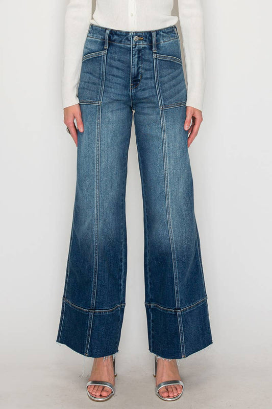 Seamed High Rise Jeans