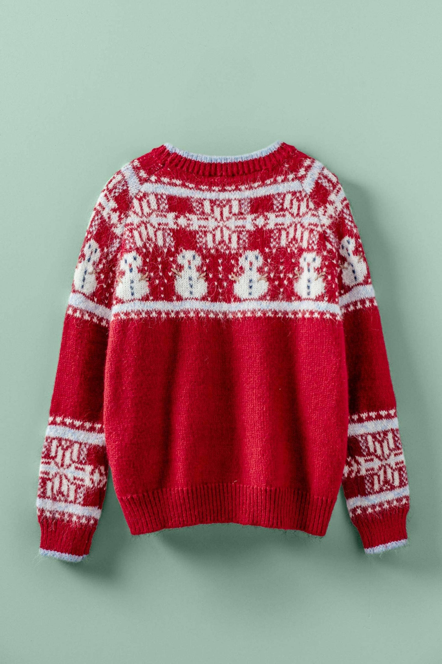 Snowman Wool Blend Sweater