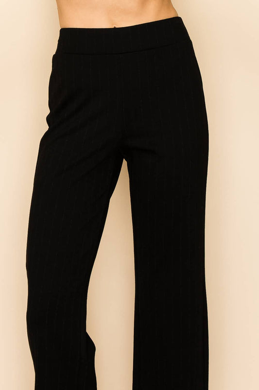 Black Straight Leg Pants