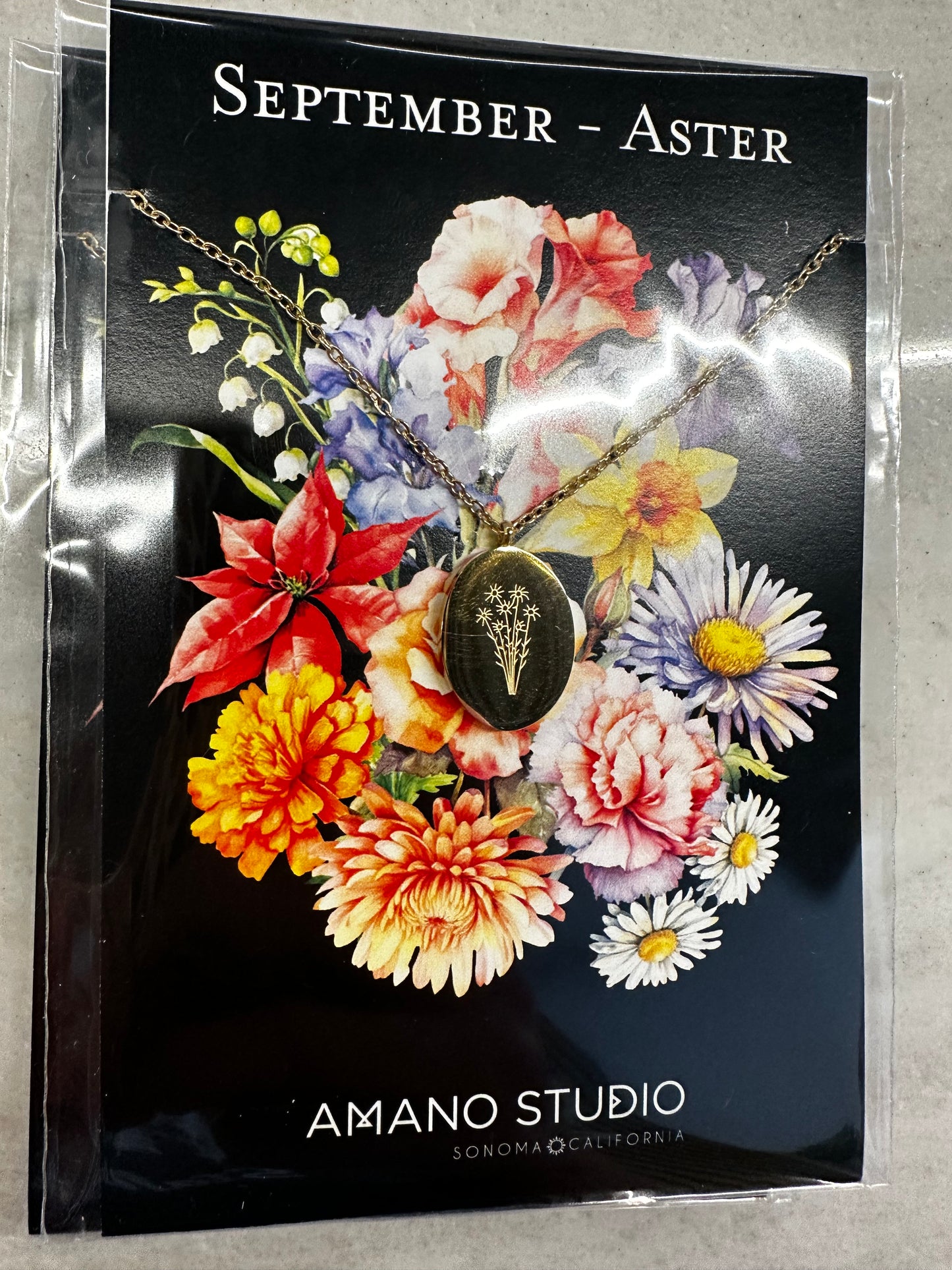 Birth Flower Necklace