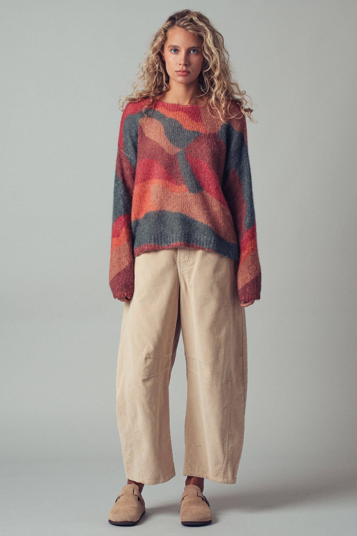 Abstract Knit Sweater