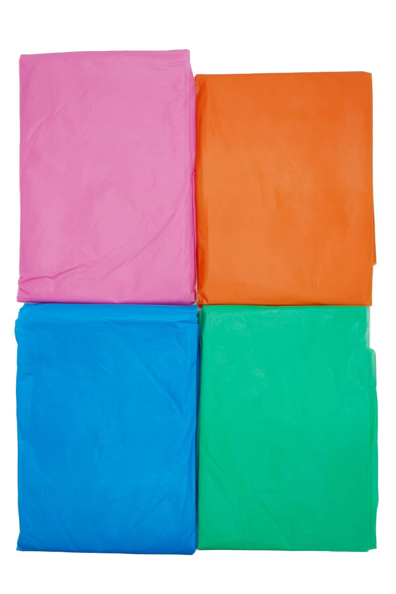 Hooded Pullover Thin Vinyl Rain Poncho - Unisex