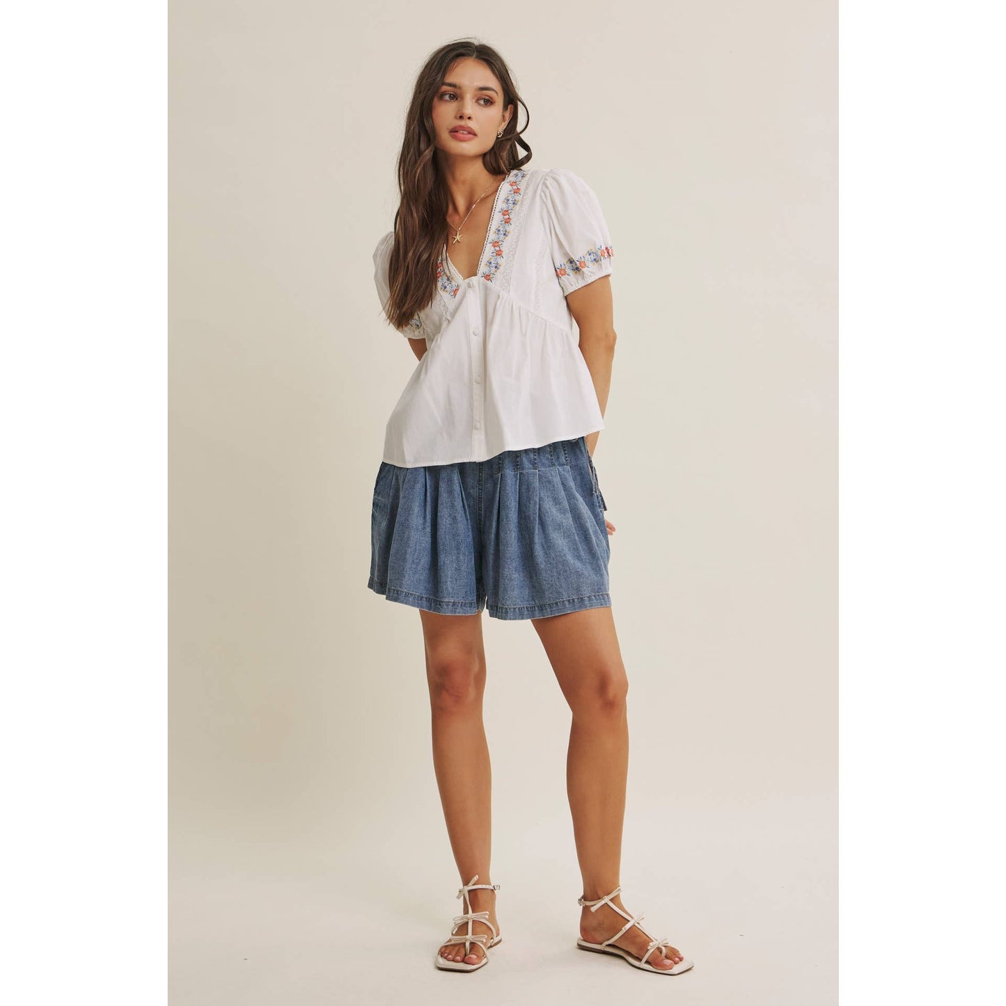 Wildflower Embroidered Blouse