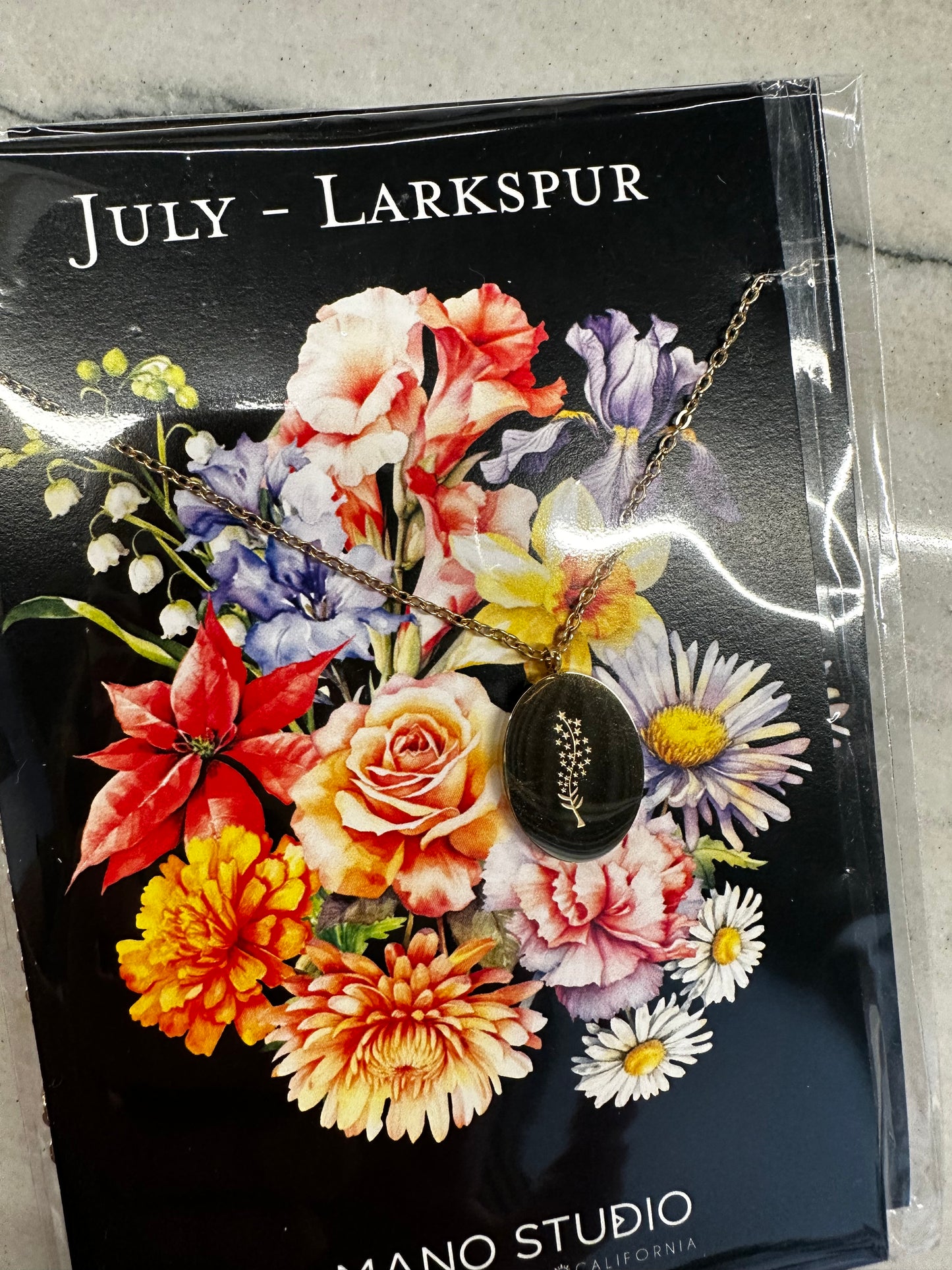 Birth Flower Necklace