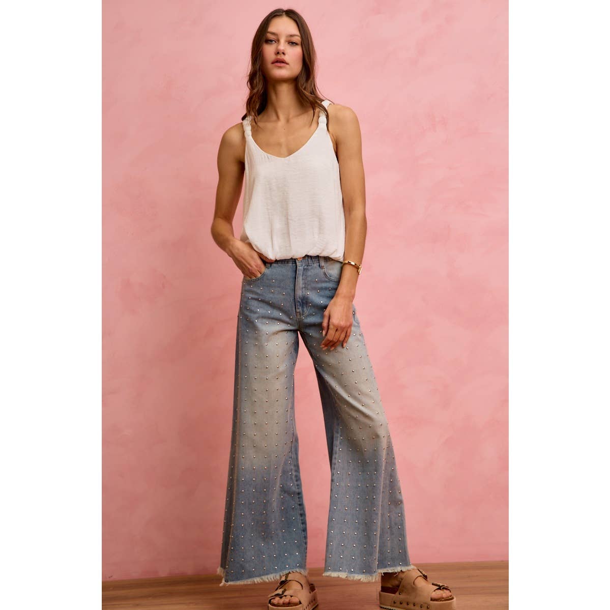 Bubble Hem Tank Top
