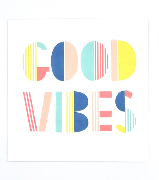 Cocktail Napkins | Good Vibes - 20ct