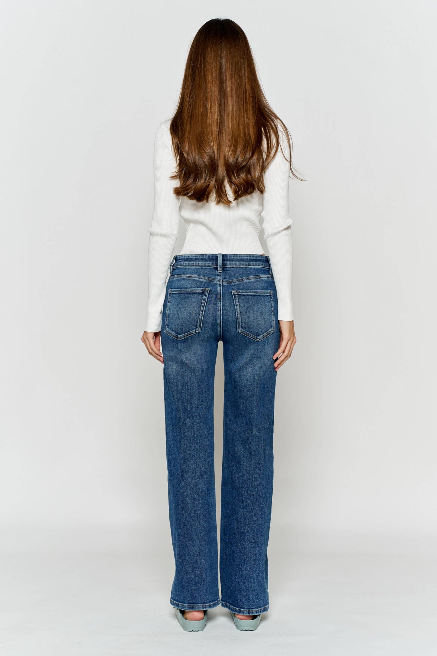 OPEN PACK High Rise Wide Leg Jeans WEP3744