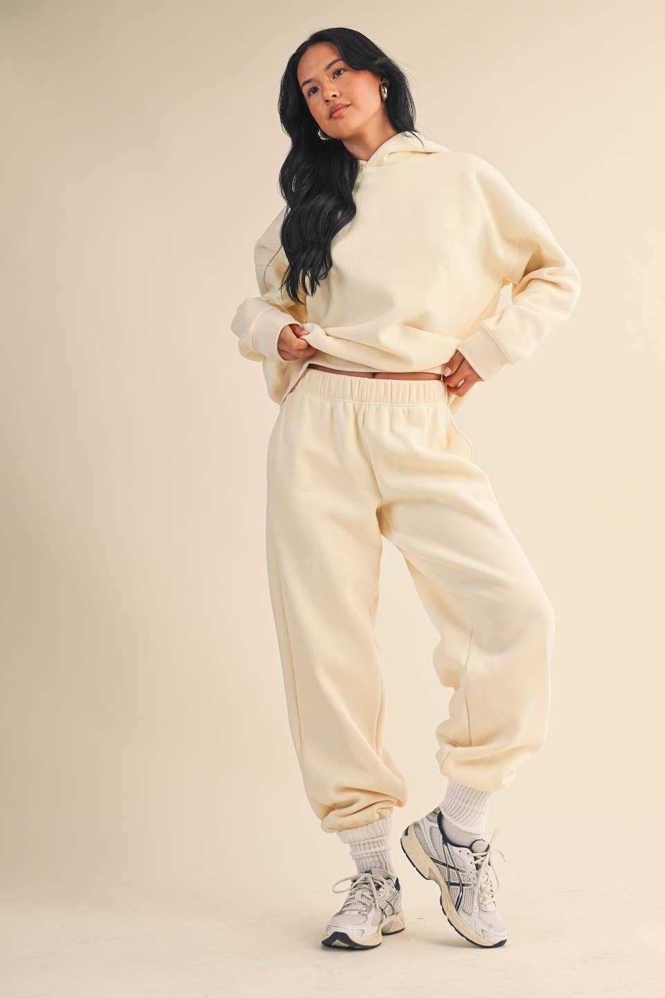 Cozy Fleece Oversized Pullover Hoodie