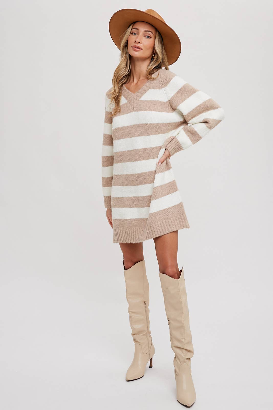 Stripe Sweater Dress