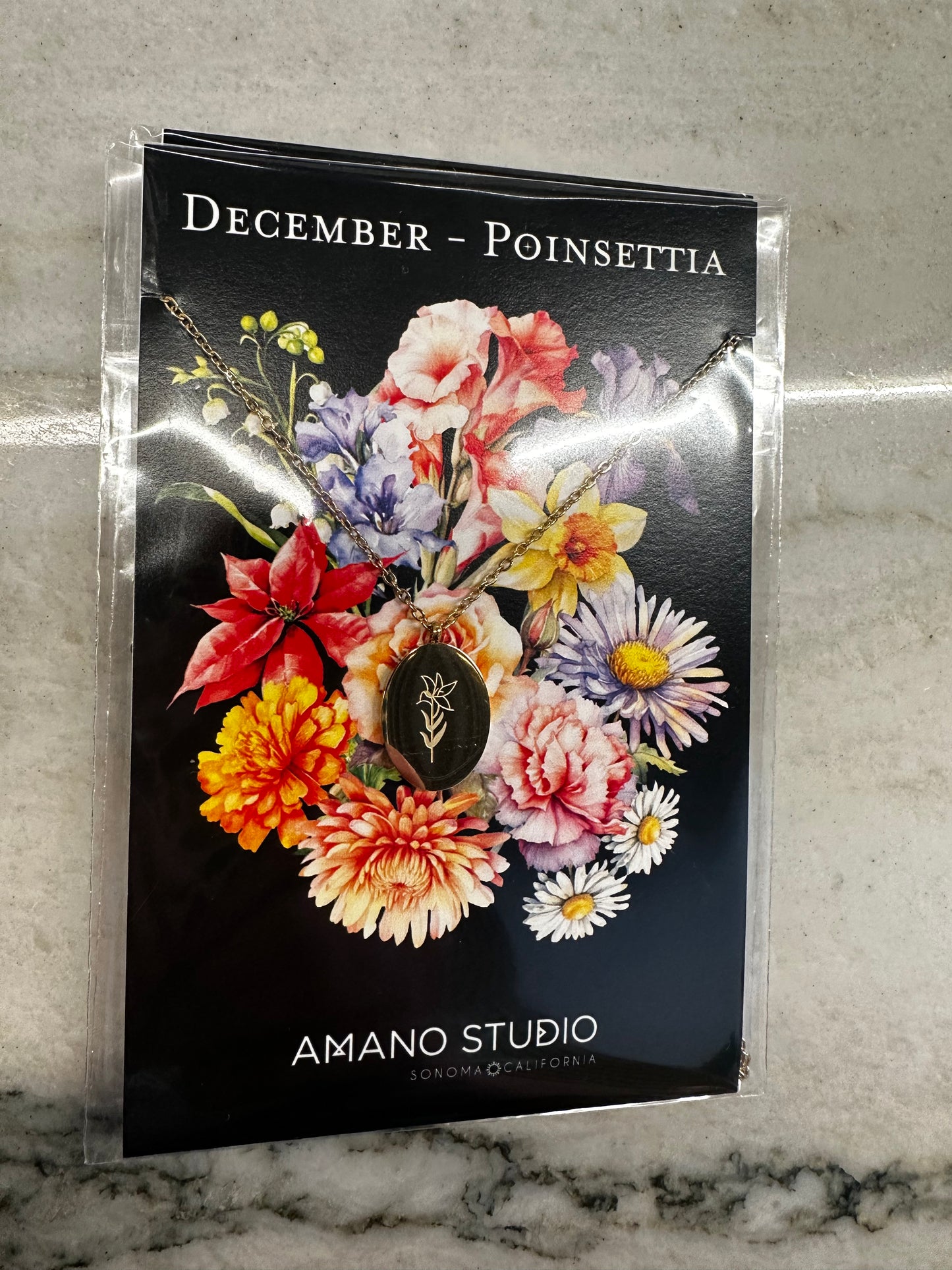 Birth Flower Necklace