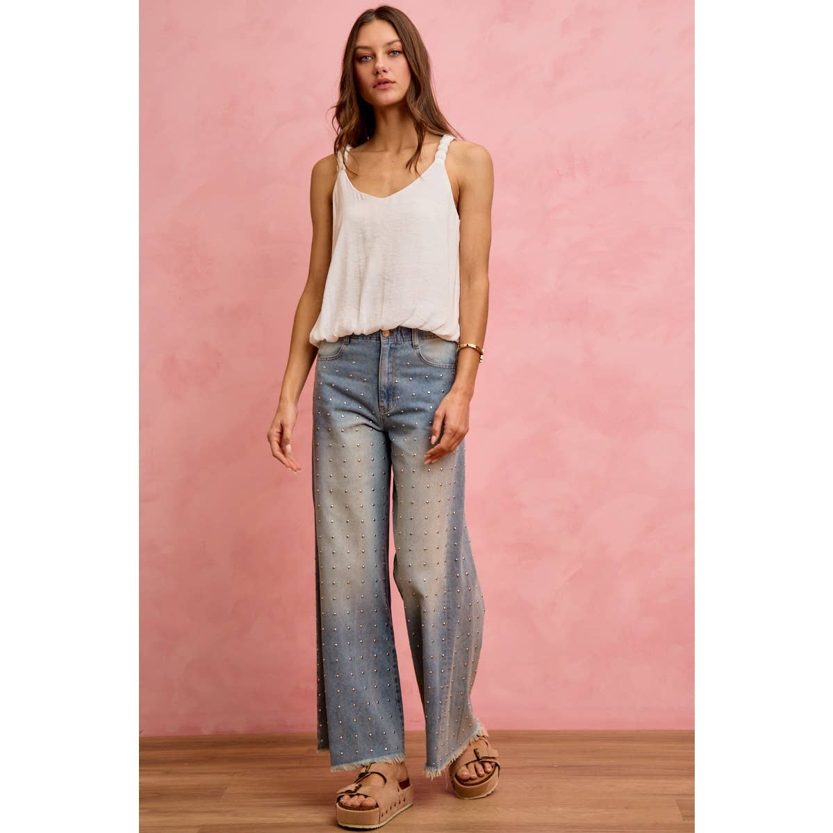 Bubble Hem Tank Top