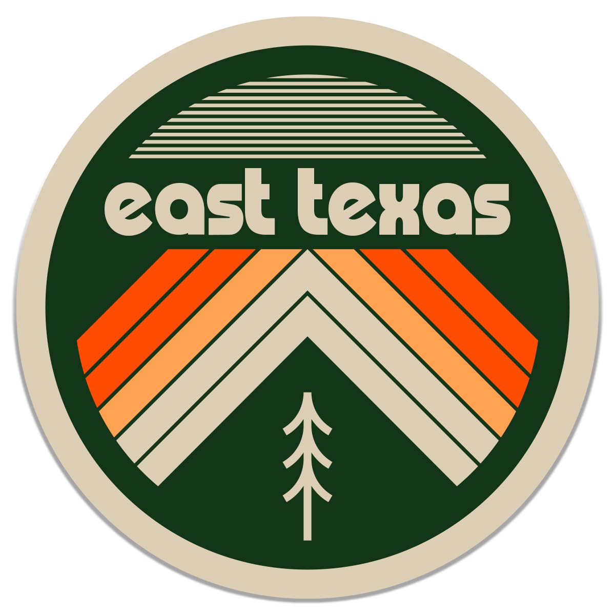 Custom Forest Sticker Outdoor Travel Souvenir Decal