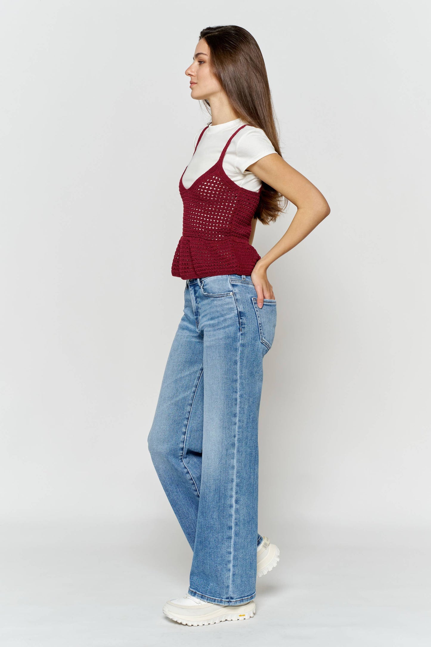 OPEN PACK High Rise Wide Leg Jeans WEP3744