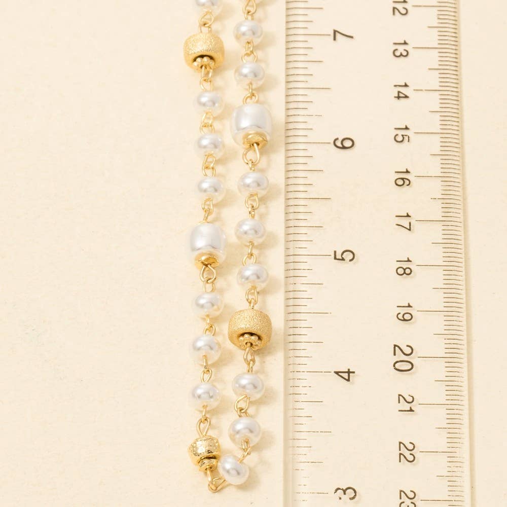 Assorted Beaded Long Chain Necklace