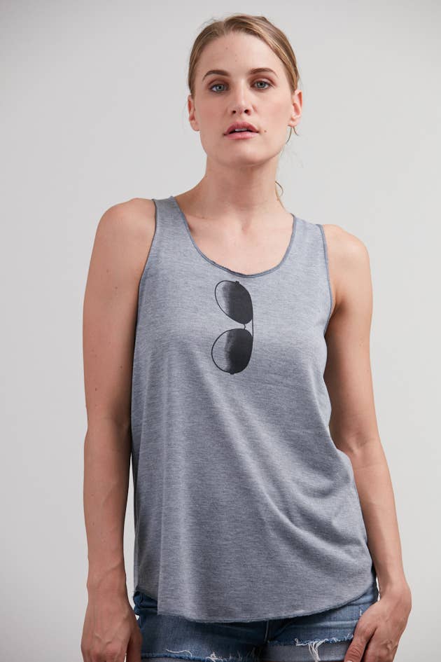 Sunglass Tank Top Grey