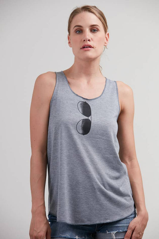 Sunglass Tank Top Grey
