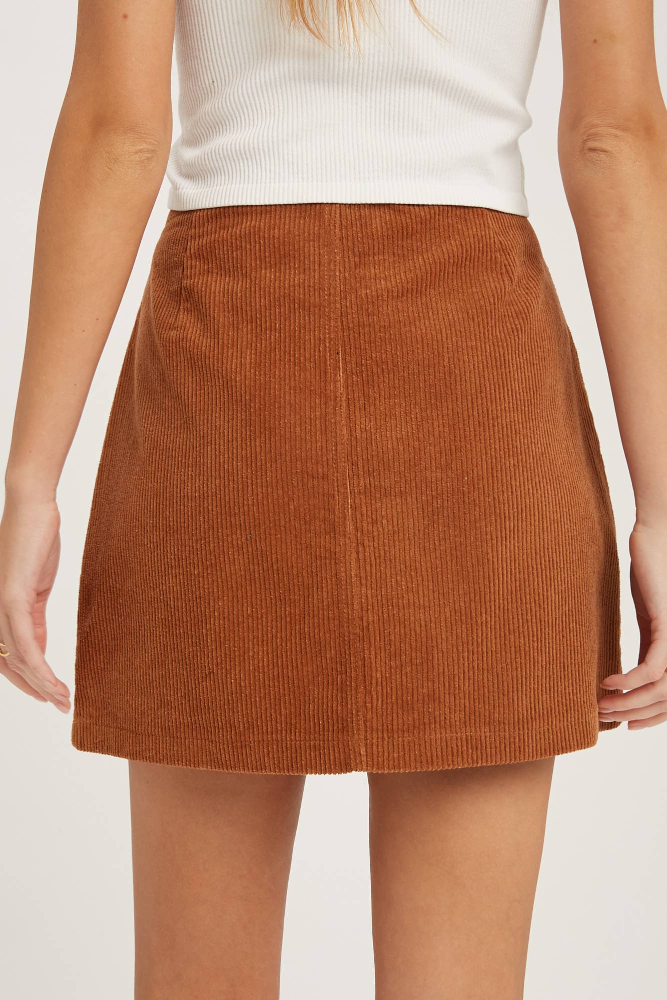 Corduroy Mini Skirt