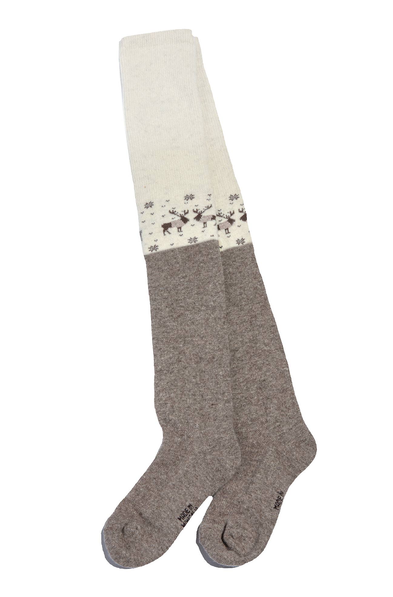 Mongolian Sheep's Wool Thigh-High Socks