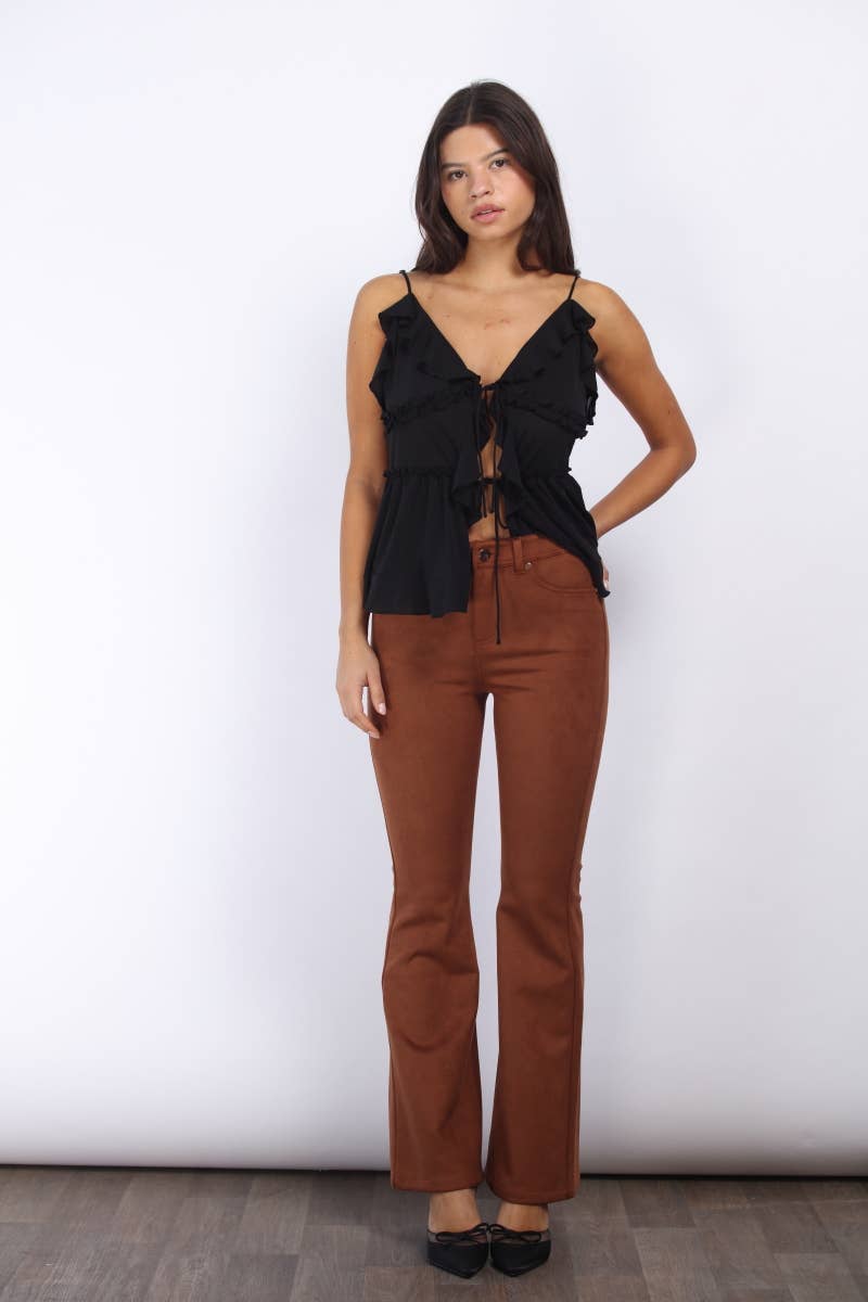 Canyon Suede Flare Pants