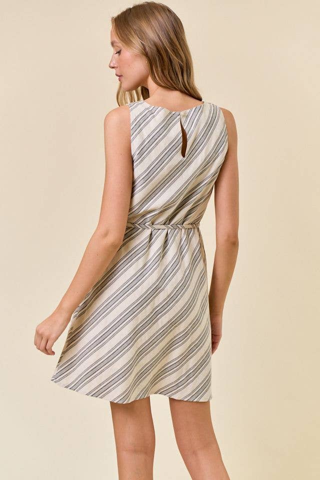 Striped Mini Dress