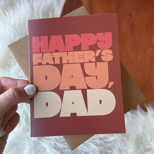 Happy Father's Day, Dad Greeting Card