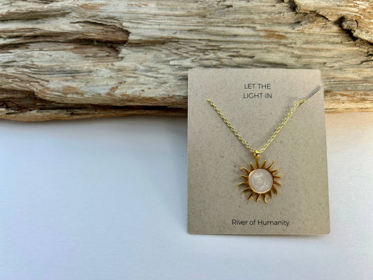 White Sun Necklace