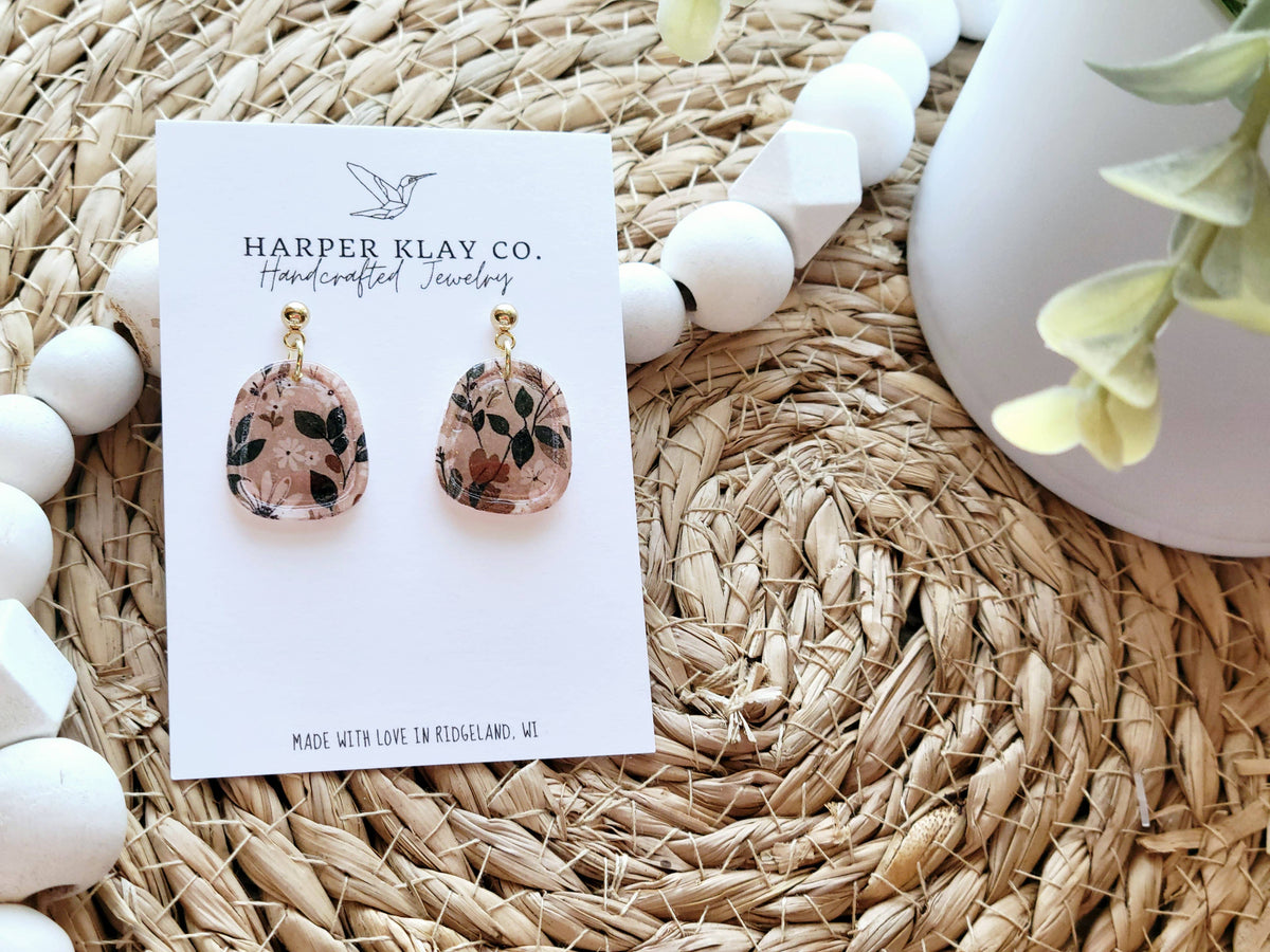 The Nicole Set- Polymer Clay Dangle Earrings
