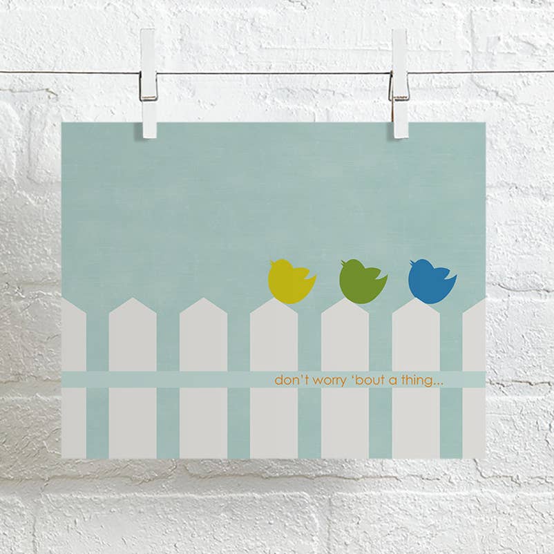 Bob Marley | Three Little Birds inspirational song lyric art
