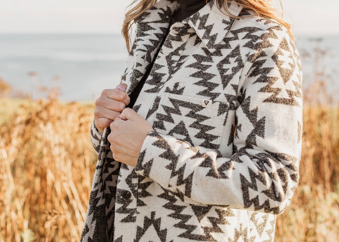 Women's Faux Wool Long Coat