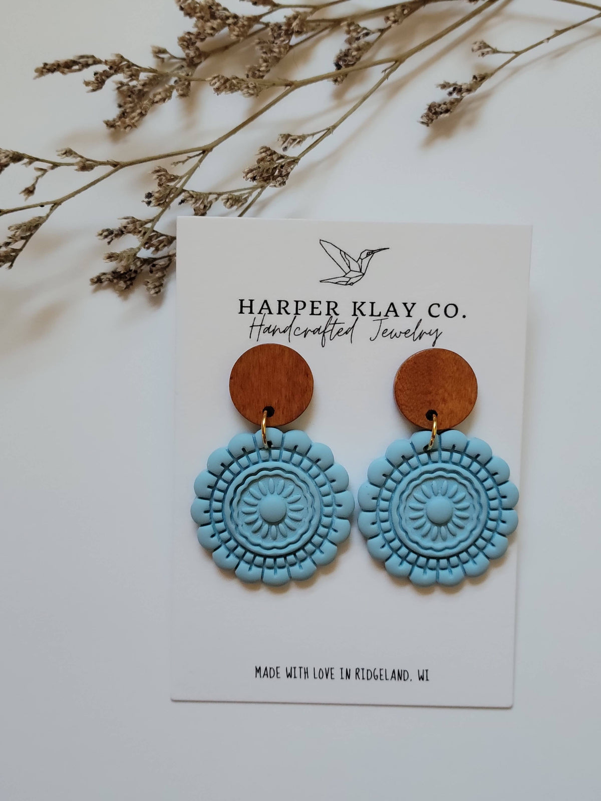 The Mandala Set- Polymer Clay Dangle Earrings