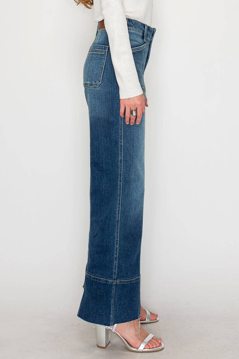 Seamed High Rise Jeans