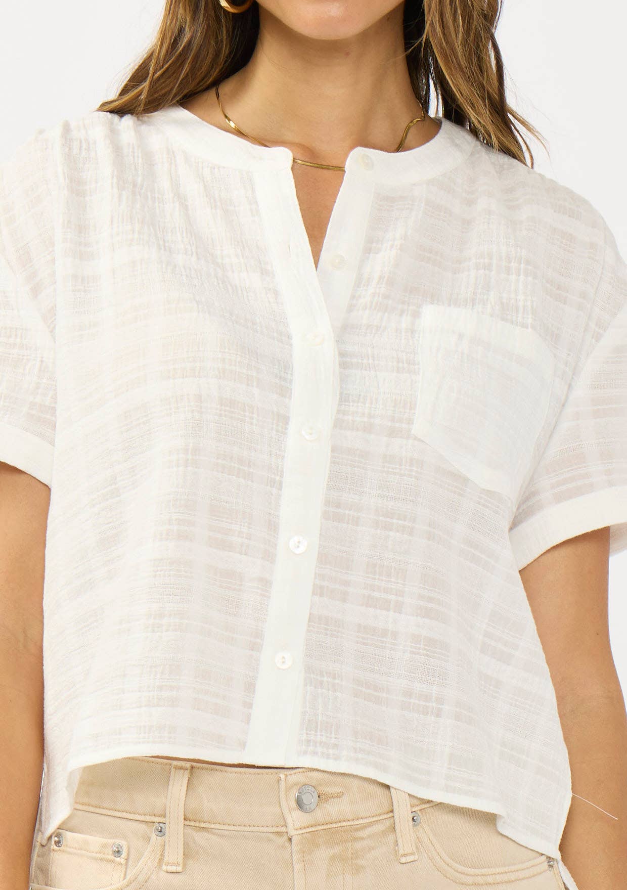 Camp Shirt with Patch Pocket