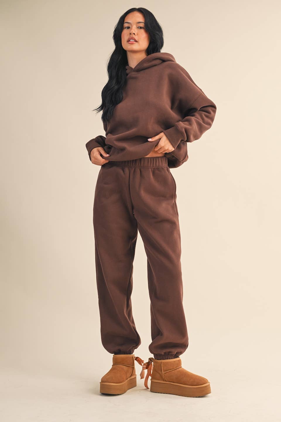Cozy Fleece Oversized Pullover Hoodie