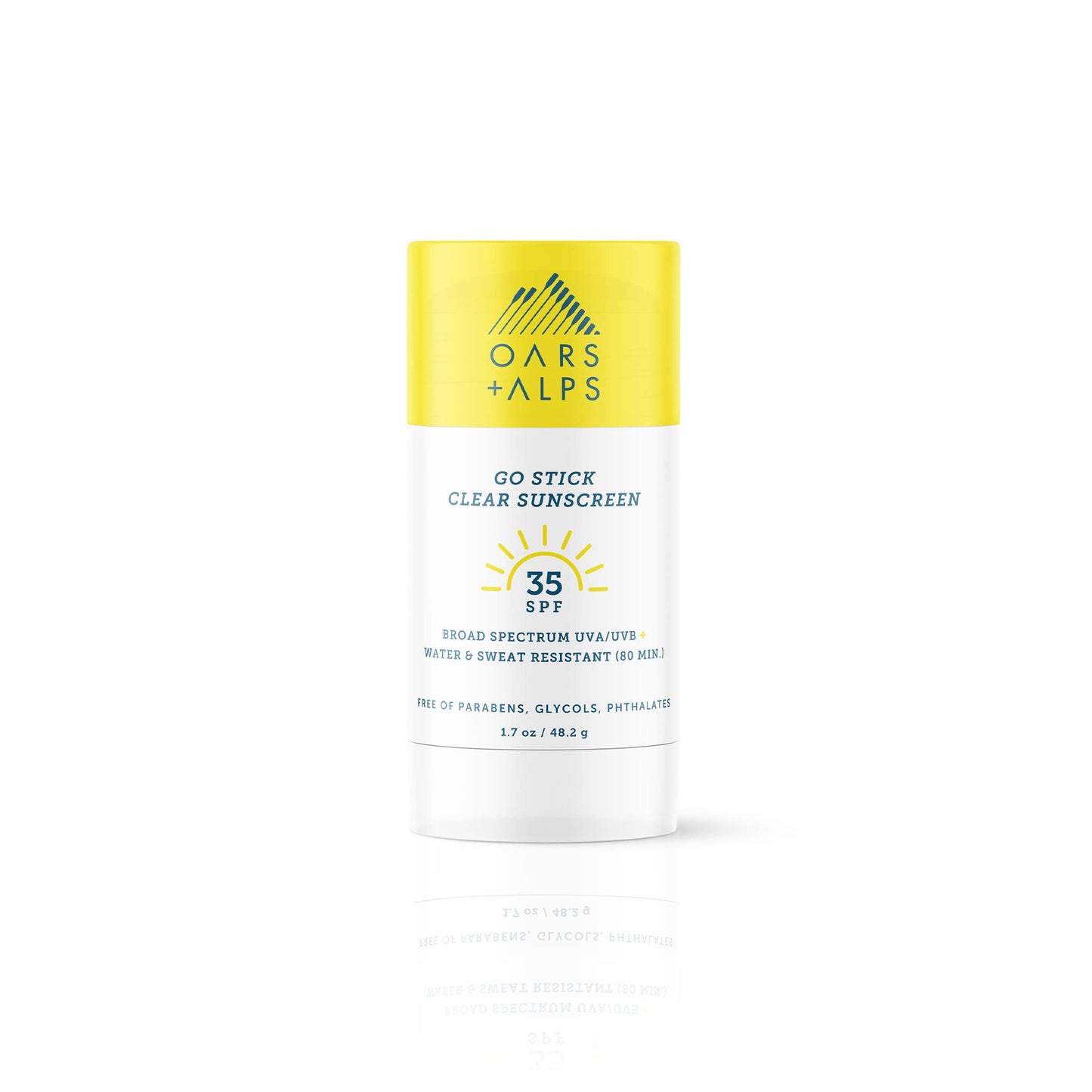 Go Stick Clear SPF 35 Face Men's Sunscreen Stick, Vitamin E
