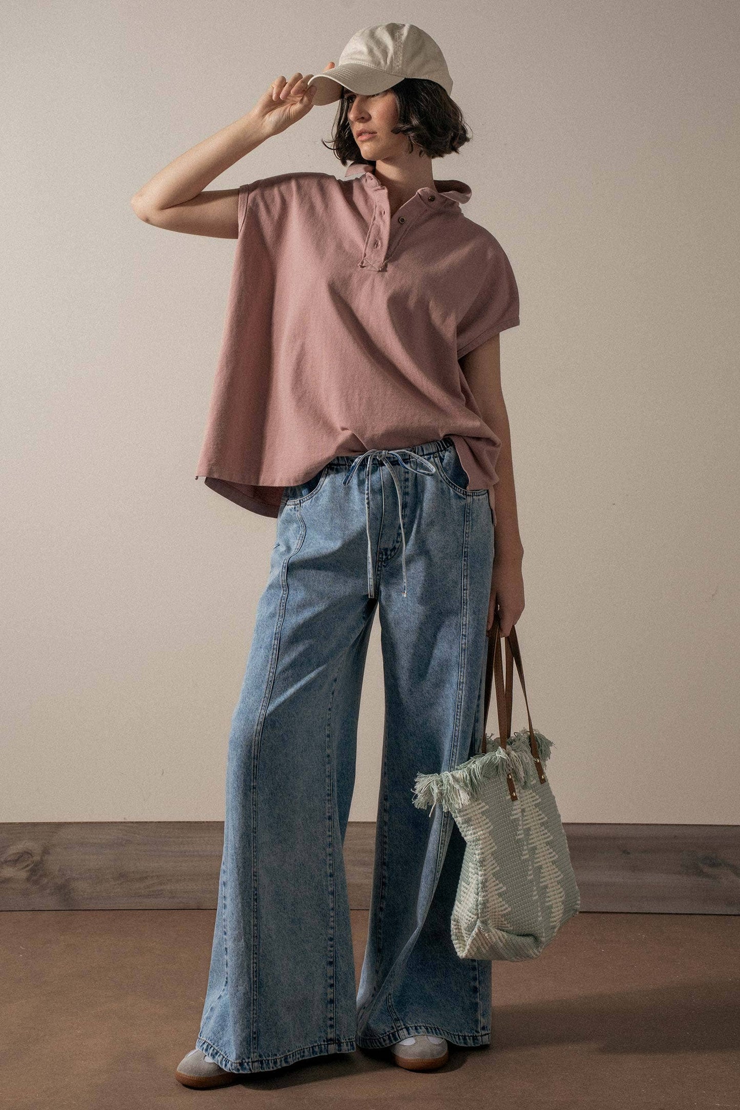 Geometric Fringe Tote Bag