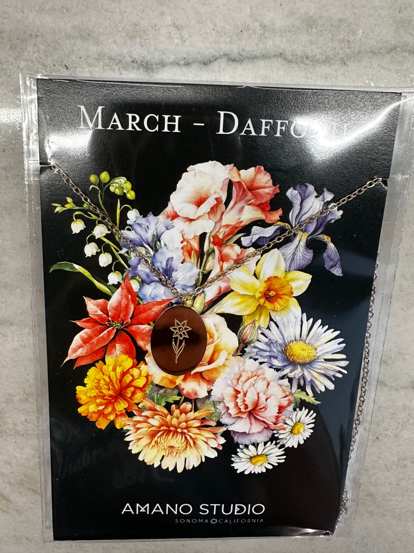 Birth Flower Necklace