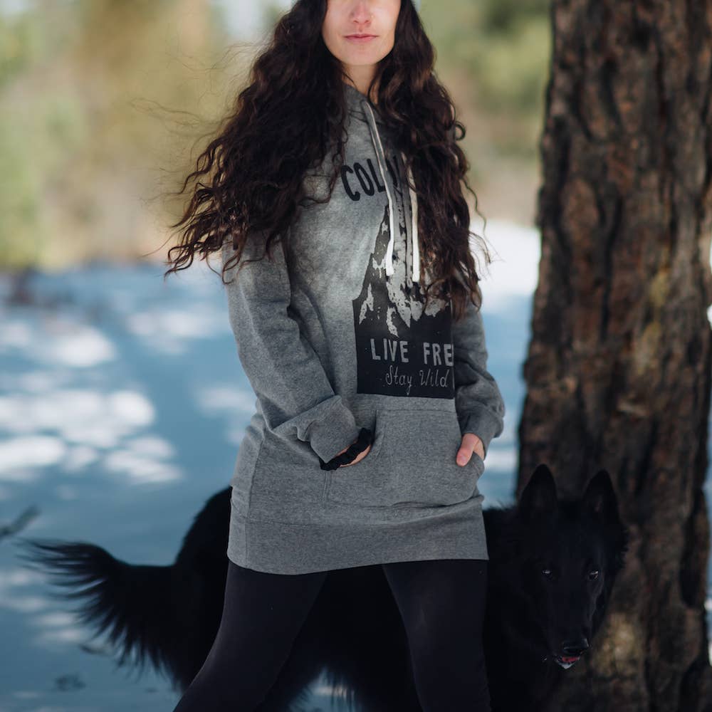 Colorado Live Free Hoodie Dress