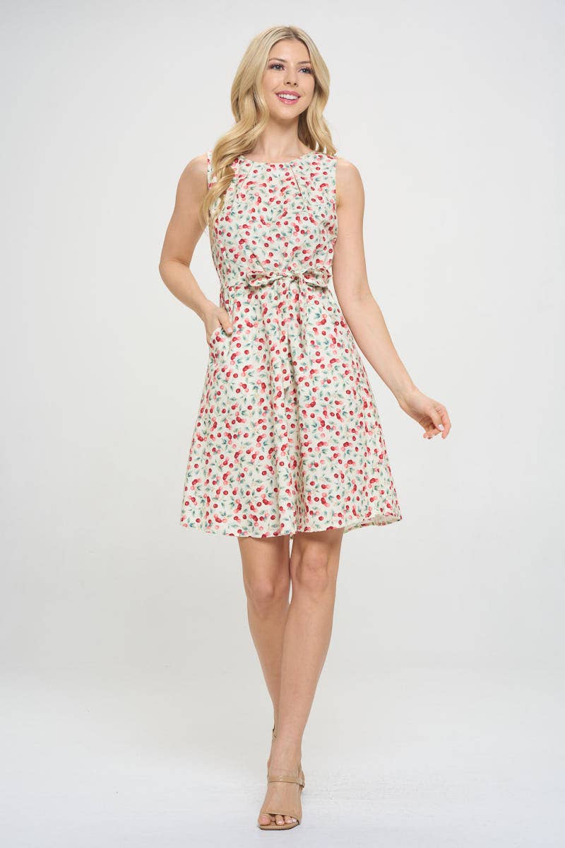 Cherry Print Dress