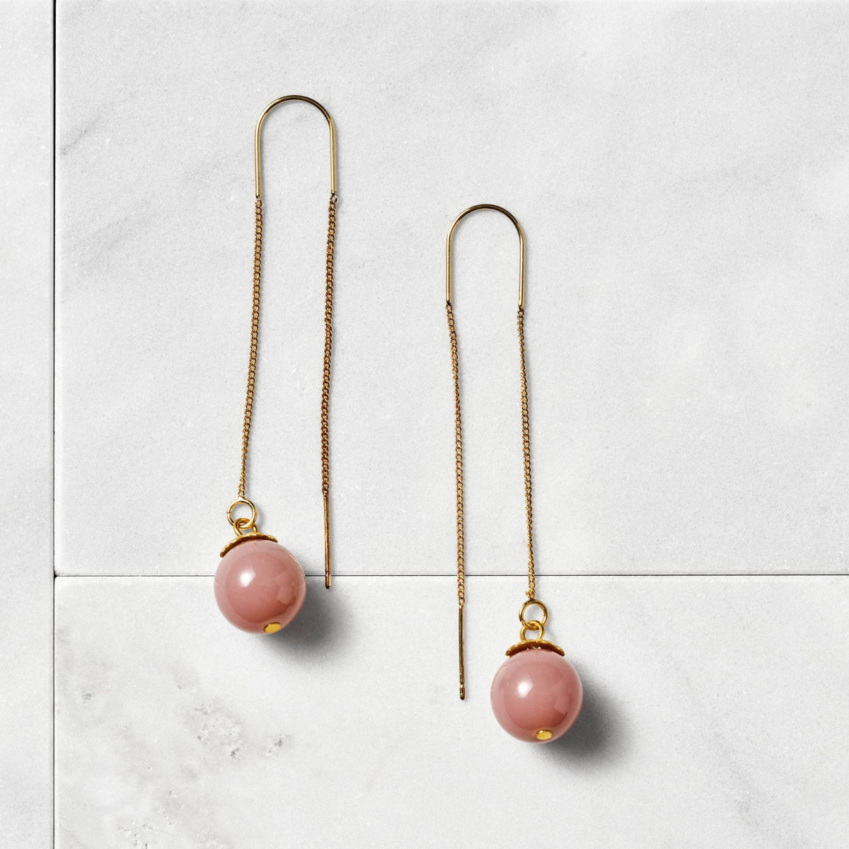 Rosebud Threader Earrings