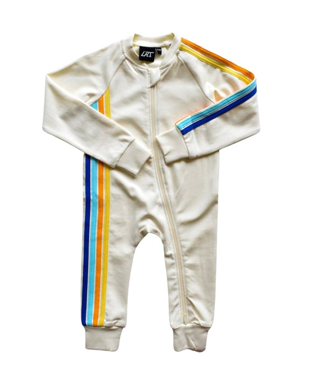 Cream Side Stripe Sleeper